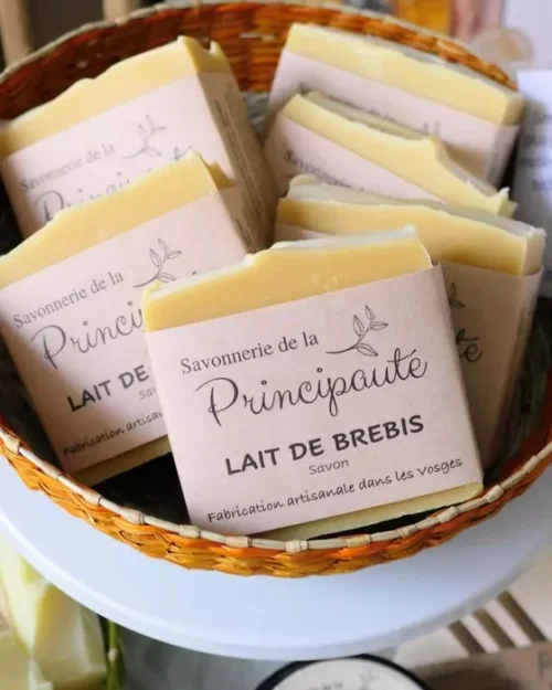 panier savon lait de brebis